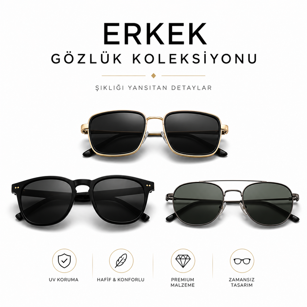 Erkek Gözlük Koleksiyonu