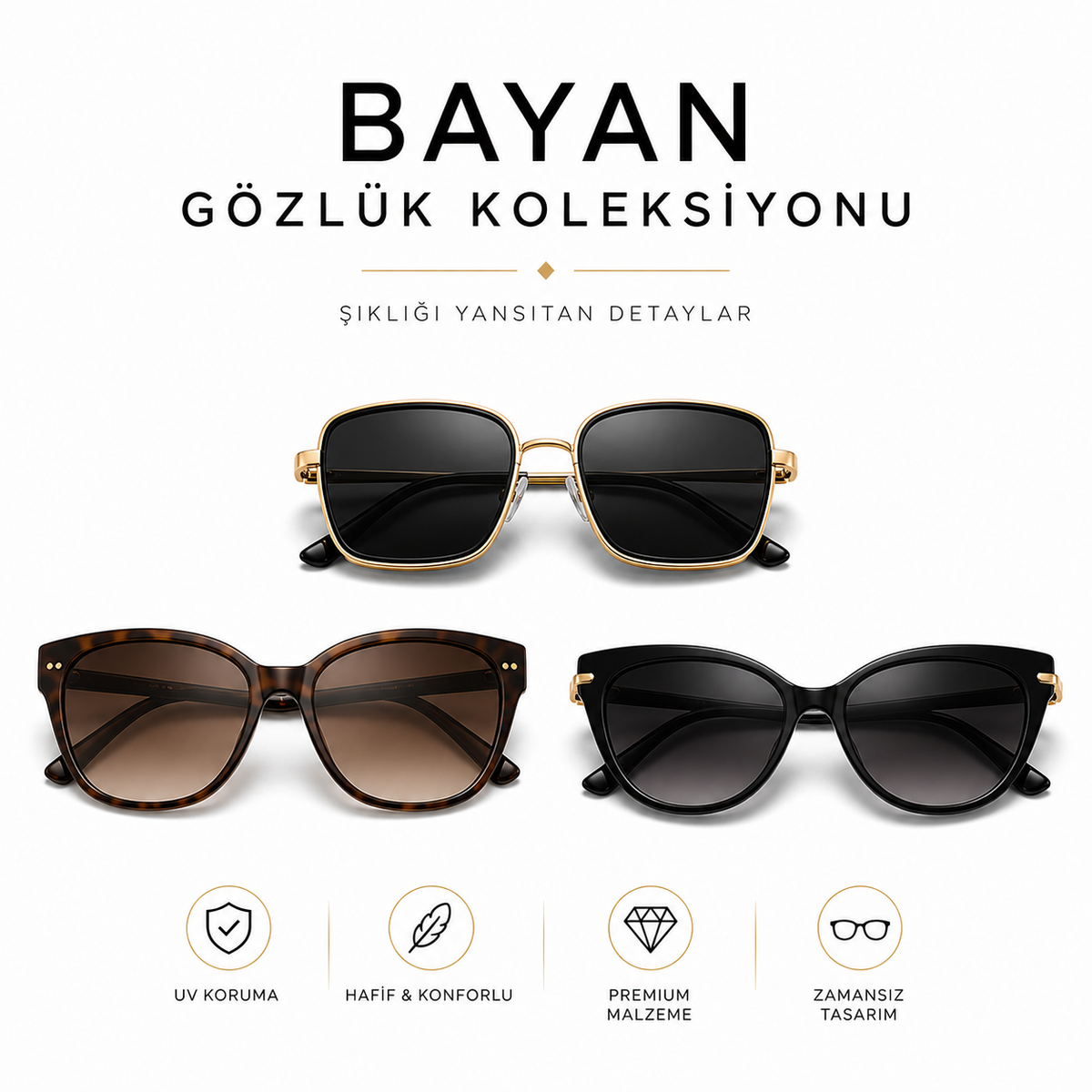Bayan Gözlük Koleksiyonu