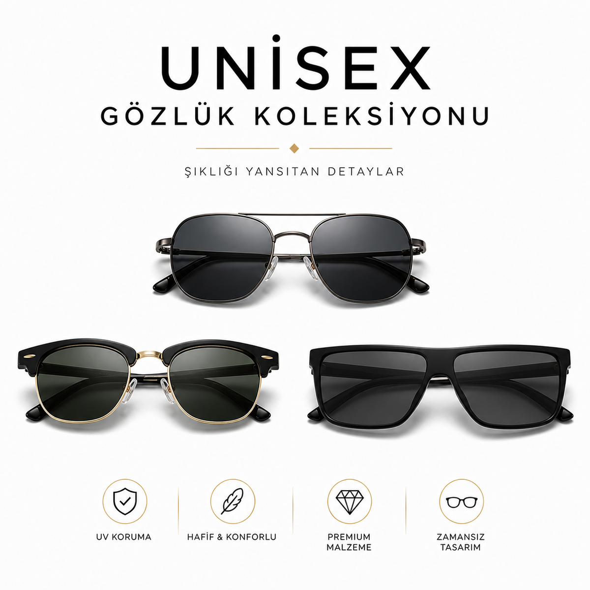 Unisex Gözlük Koleksiyonu
