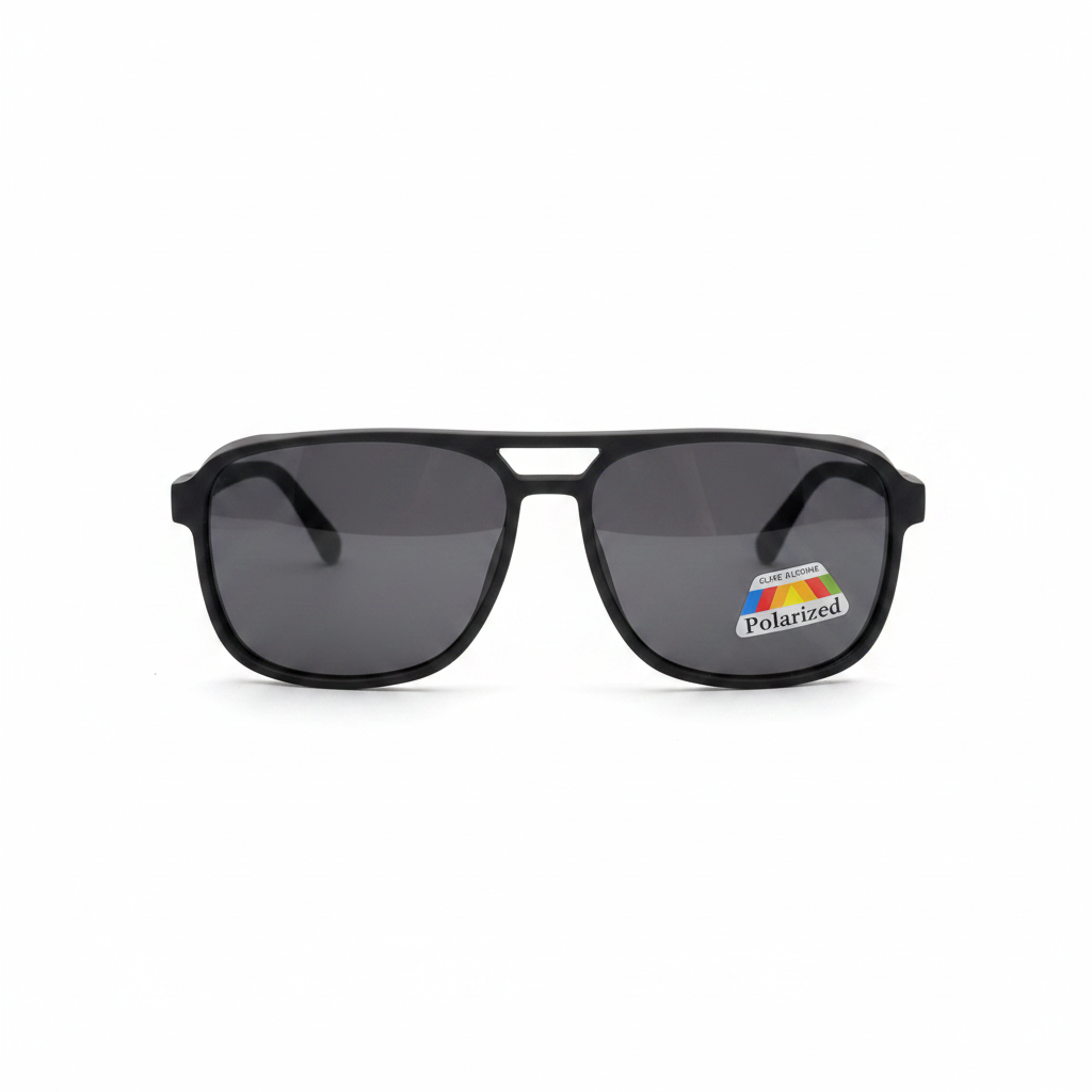 Polarize aviator gözlük beyaz arka plan ürün fotoğrafı